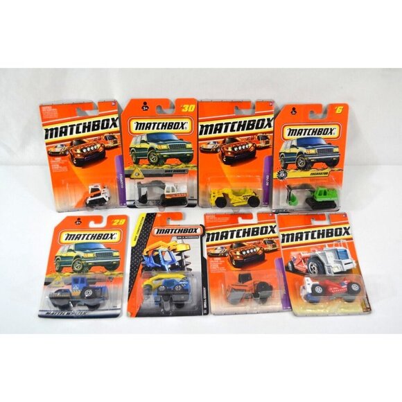 Matchbox Construction Dirt Movers Digger Excavator Skidster SC-745 Diecast Lot - Picture 1 of 11